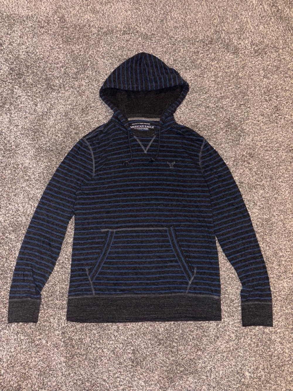 Y2K American Eagle Outfitters Striped Hoodie